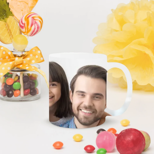 Custom all-over print photo mug – personalized white ceramic mug featuring your image, perfect gift idea.
Personalized white ceramic mug with custom photo print, a unique gift for any occasion.
personalized white ceramic gift with your image.
Personalized ceramic mug
Custom photo mug
