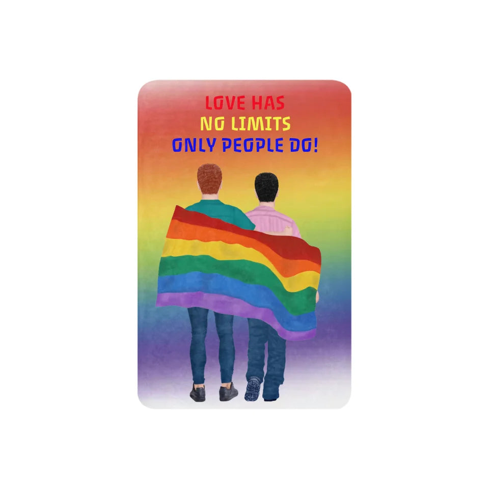 LGBTQ Clipart Blanket – Personalized Pride Gift with Custom Designs