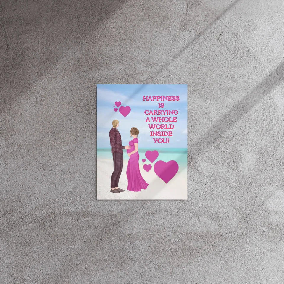 Lover Metal Print – Personalized Custom Metal Wall Art for Couples and Romantic Gifts