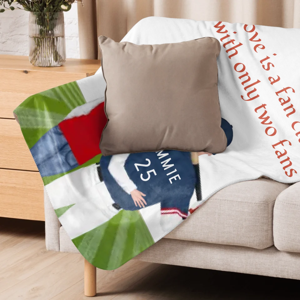 Personalized Baseball Blanket– Cozy Custom Sports-Themed Throw for Players & Fans