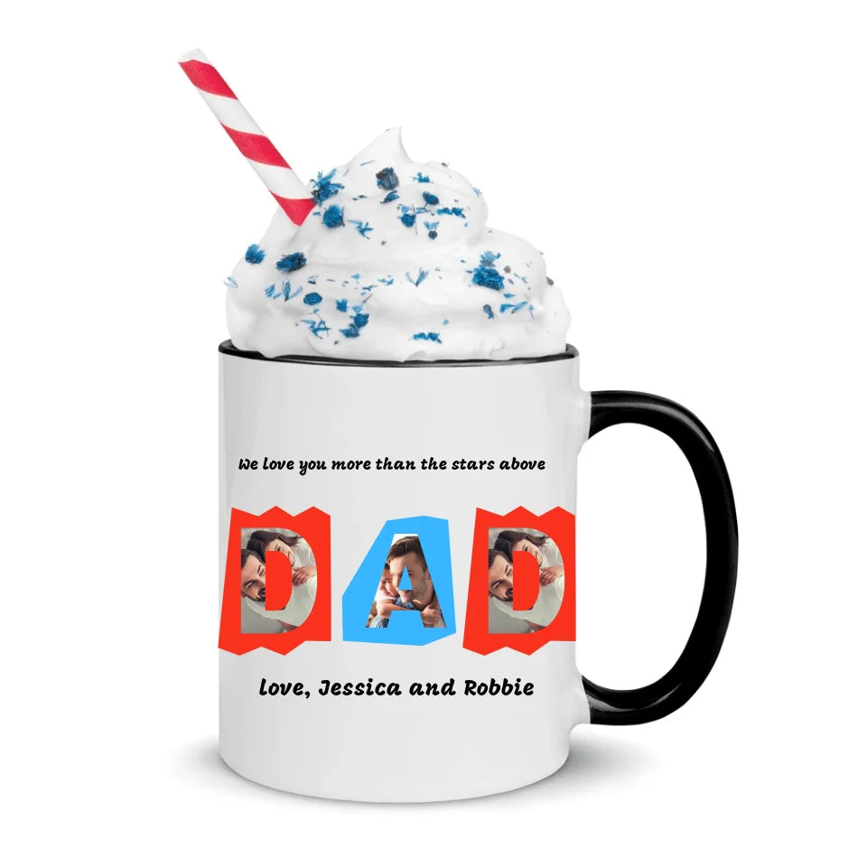 Personalized Custom Photo Mug for Dad – Unique Christmas Gift with Your Favorite Photo