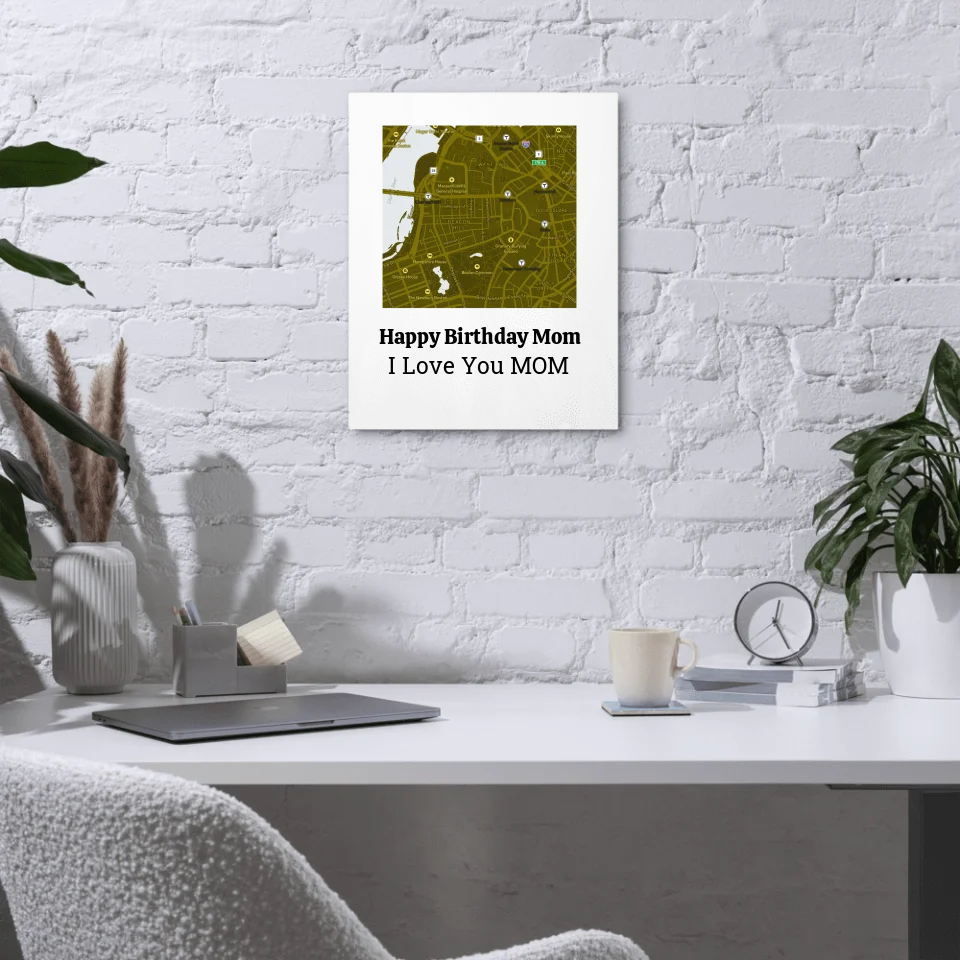 Happy Birthday Mom Frame – Personalized Custom Photo Frame for Mother's Birthday Gift