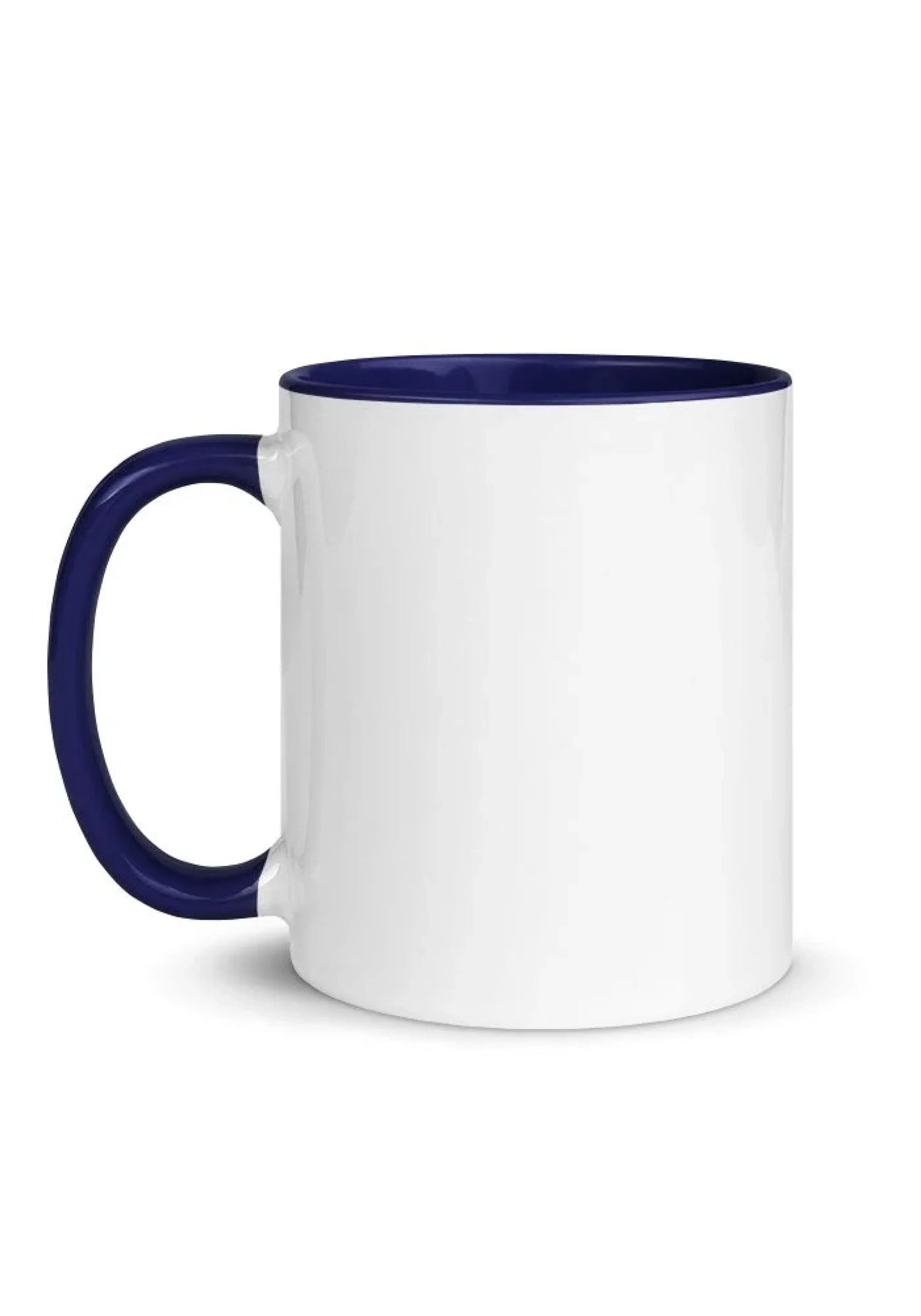 dark blue cup